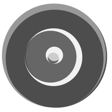 Rastgele, gri tonlama, gri eşmerkezli daireler, soyut geometrik tasarım elementleri.