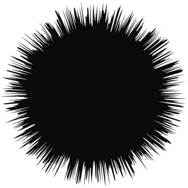 Radikal, yayılan, patlayan vektör şekli