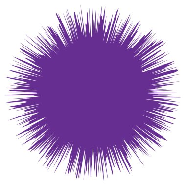 Radikal, yayılan, patlayan vektör şekli