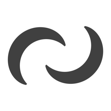 Soyut geometrik siyah-beyaz vektör çizimi