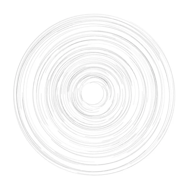 Círculos Concéntricos Radiales Radiantes Anillos — Archivo Imágenes Vectoriales