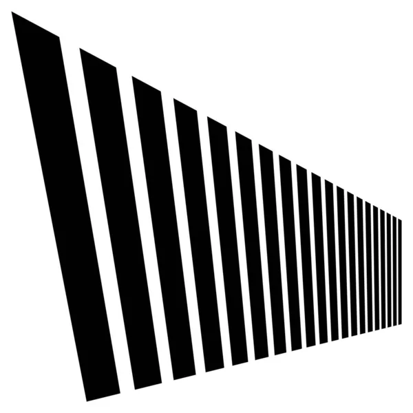 視点の3Dライン 斜めのライン 斜めのライン ストライプベクトルデザイン要素 ストックベクトルイラスト クリップアートグラフィック — ストックベクタ