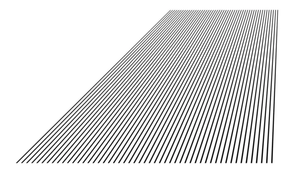 Líneas Rayas Perspectiva Desaparición Líneas Convergentes Ilustración Del Vector Stock — Archivo Imágenes Vectoriales
