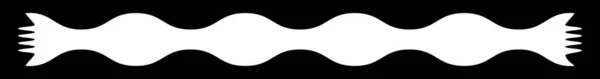 Bannière Géométrique Simple Clip Art Vectoriel Ruban Illustration Vectorielle Stock — Image vectorielle