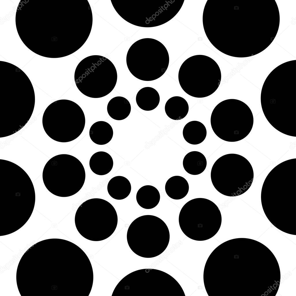 Circles, dots, halftone abstract circular design element vector