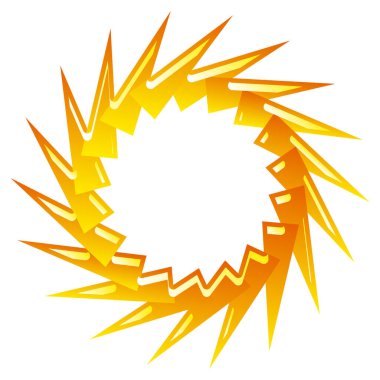 Parlak, parlak, soyut, dairesel tasarım element vektörü - stok vektör illüstrasyonu, klip- sanat grafikleri