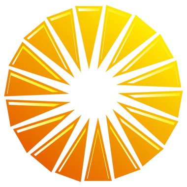 Parlak, parlak, soyut, dairesel tasarım element vektörü - stok vektör illüstrasyonu, klip- sanat grafikleri