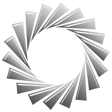 Parlak, parlak, soyut, dairesel tasarım element vektörü - stok vektör illüstrasyonu, klip- sanat grafikleri