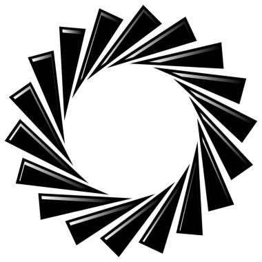 Parlak, parlak, soyut, dairesel tasarım element vektörü - stok vektör illüstrasyonu, klip- sanat grafikleri