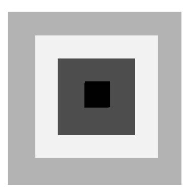 Üstüste binen rastgele kareler soyut gri ölçekli geometrik vektör çizimi