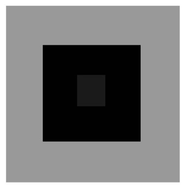 Üstüste binen rastgele kareler soyut gri ölçekli geometrik vektör çizimi