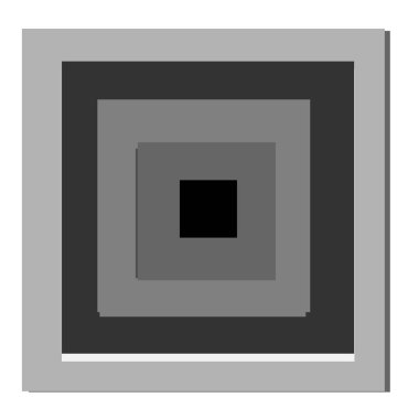 Üstüste binen rastgele kareler soyut gri ölçekli geometrik vektör çizimi