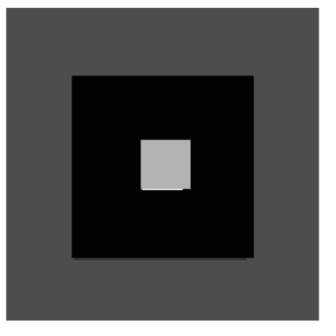 Üstüste binen rastgele kareler soyut gri ölçekli geometrik vektör çizimi