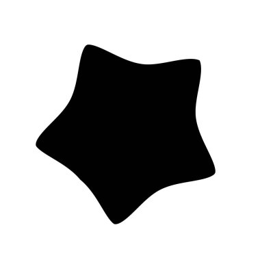 Yıldız simgesi, not, derecelendirme, değerlendirme konseptleri için yıldız sembolü - stok vektör illüstrasyonu, klip- sanat grafikleri