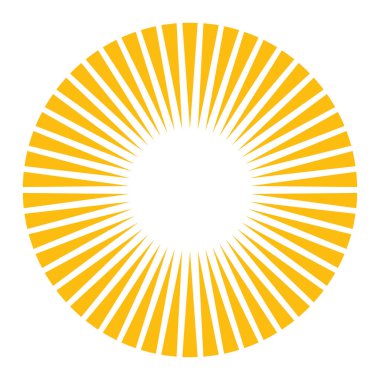 Fiyat flaşı, yıldız patlaması, güneş patlaması simgesi, şekil vektörü - stok vektör illüstrasyonu, klip- sanat grafikleri