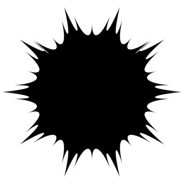 Soyut geometrik form, şekil. Bozulmuş, deforme olmuş yama ögesi - stok vektör illüstrasyonu, klip- sanat grafikleri