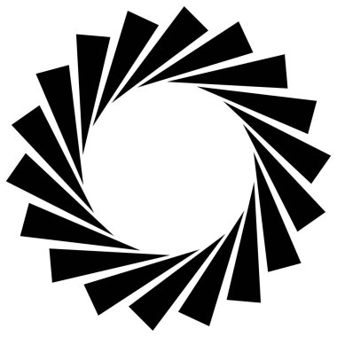 Parlak, soyut, dairesel tasarım elemanı vektörü