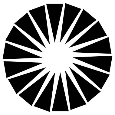 Parlak, soyut, dairesel tasarım elemanı vektörü