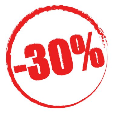 Kalıplı, pasaklı daire indirimli fiyat etiketleri,% 5 'ten% 95' e etiketler.