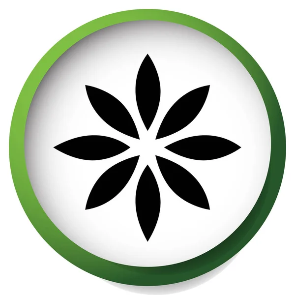 Квітка Лотоса Квітка Пелюстки Природні Екологічні Екологічні Символи Природи Ікона — стоковий вектор