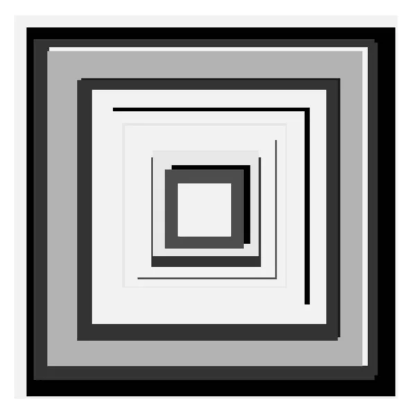Перекриття Випадкових Квадратів Абстрактні Сіро Коричневі Геометричні Векторні Ілюстрації — стоковий вектор