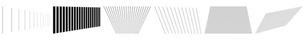 視点の3Dライン 斜めのライン 斜めのライン ストライプベクトルデザイン要素 ストックベクトルイラスト クリップアートグラフィック — ストックベクタ