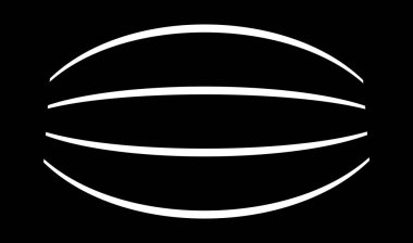 Eğik soyut eğri çizgiler, çizgiler ögesi