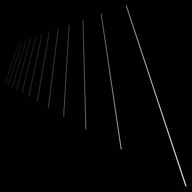 Perspektifte 3D çizgiler, açılı, eğimli, eğimli ve köşegen çizgiler, çizgili vektör tasarım ögesi - stok vektör çizimi, klip- sanat grafikleri