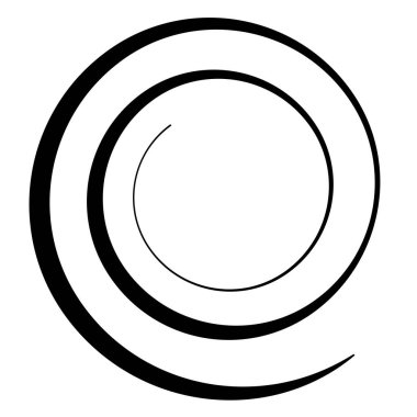 Vektörler, girdaplar, girdaplar dizayn ögesi vektörü