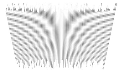 Perspektifte 3D çizgiler, açılı, eğimli, eğimli ve köşegen çizgiler, çizgili vektör tasarım ögesi - stok vektör çizimi, klip- sanat grafikleri