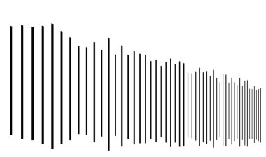 Perspektifte 3D çizgiler, açılı, eğimli, eğimli ve köşegen çizgiler, çizgili vektör tasarım ögesi - stok vektör çizimi, klip- sanat grafikleri