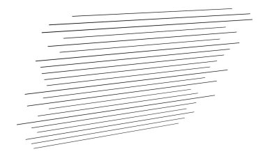 Perspektifte 3D çizgiler, açılı, eğimli, eğimli ve köşegen çizgiler, çizgili vektör tasarım ögesi - stok vektör çizimi, klip- sanat grafikleri