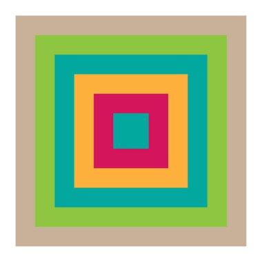 Renkli rastgele kareler soyut geometrik element - stok vektör illüstrasyonu, klip-sanat grafikleri