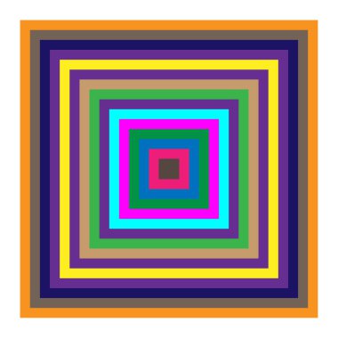 Renkli rastgele kareler soyut geometrik element - stok vektör illüstrasyonu, klip-sanat grafikleri