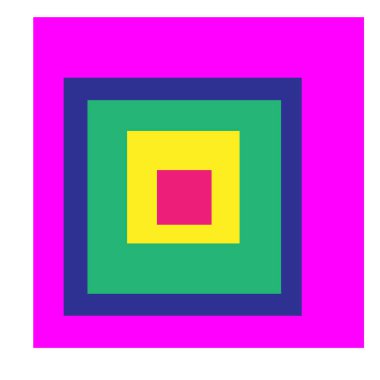 Renkli rastgele kareler soyut geometrik element - stok vektör illüstrasyonu, klip-sanat grafikleri