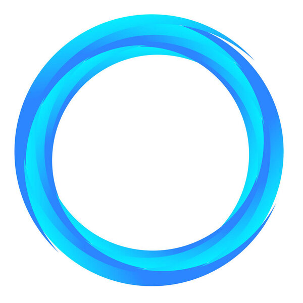 Spiral, swirl and twirl, whirl element. Whirlpool, whirlwind segmented concentric circles, rings design element - stock vector illustration, clip-art graphics