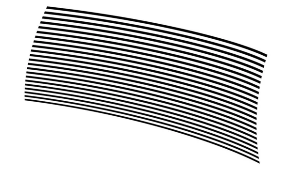 Изгиб Абстрактных Кривых Линий Элемент Полос — стоковый вектор