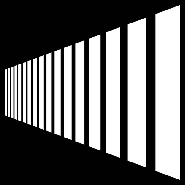 Лінії Перспективі Кутові Косі Косі Діагональні Лінії Стрічки Векторний Елемент — стоковий вектор