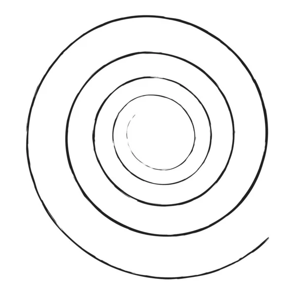 Spirals Swirl Twirl Design Element Vector — Stock Vector