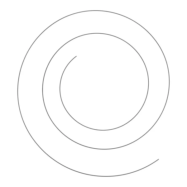 Espirales Remolino Giro Vector Elemento Diseño — Vector de stock