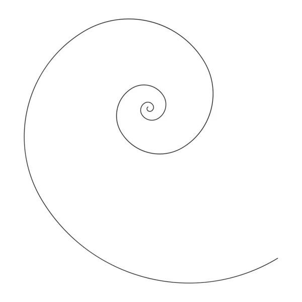 Espirales Remolino Giro Vector Elemento Diseño — Archivo Imágenes Vectoriales