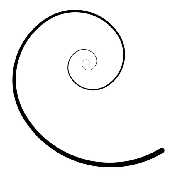 Spirals Redemoinho Twirl Vector Elemento Design —  Vetores de Stock