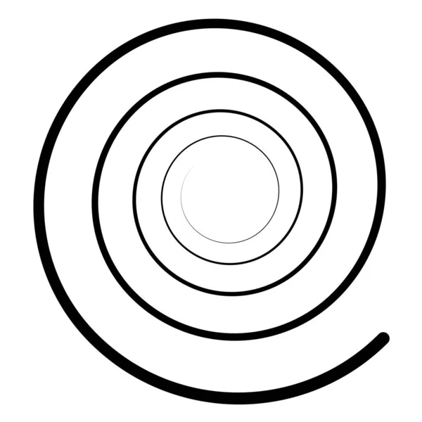 Espirales Remolino Giro Vector Elemento Diseño — Archivo Imágenes Vectoriales