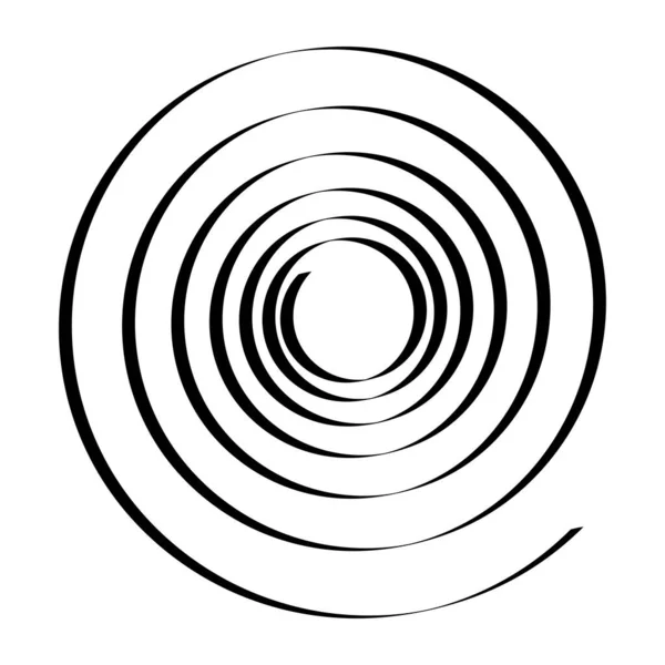 Spirals Redemoinho Twirl Vector Elemento Design — Vetor de Stock