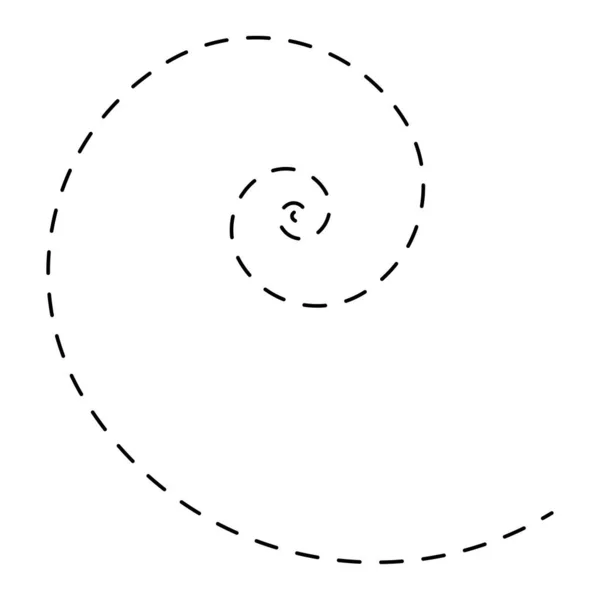 Spiralen Wirbel Wirbel Designelemente Vektor — Stockvektor