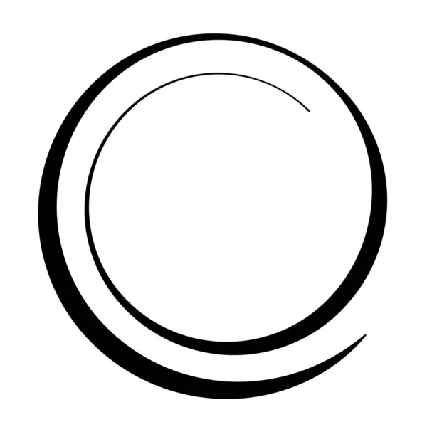 Spirales Tourbillon Tourbillon Élément Conception Vecteur — Image vectorielle