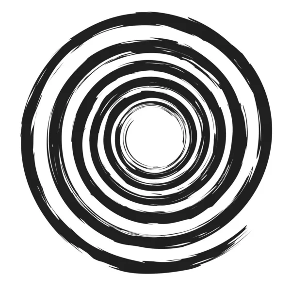 Spiralen Wirbel Wirbel Design Element Vektor Stock Vektor Illustration Clip — Stockvektor