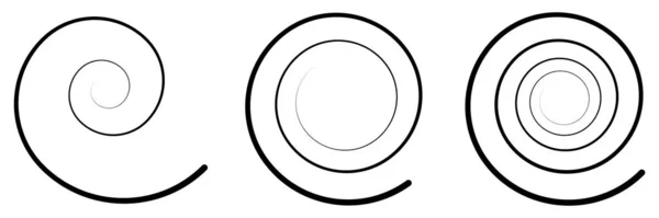 Spirale Wirować Twirl Element Projektu Wektor Ilustracja Wektor Czas Clip — Wektor stockowy