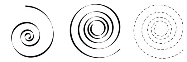 Spirals Swirl Twirl Design Element Vector Εικονογράφηση Διανυσμάτων Αρχείου Γραφικά — Διανυσματικό Αρχείο