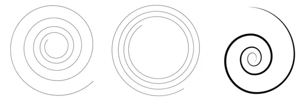 Spirals Swirl Twirl Design Element Vector Εικονογράφηση Διανυσμάτων Αρχείου Γραφικά — Διανυσματικό Αρχείο